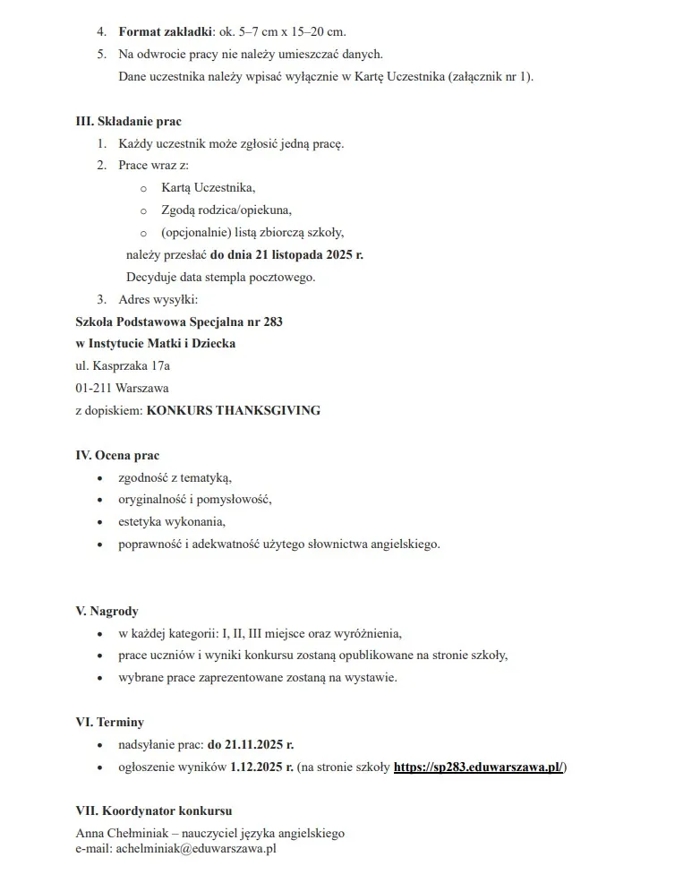 regulamin konkursu - str 2
