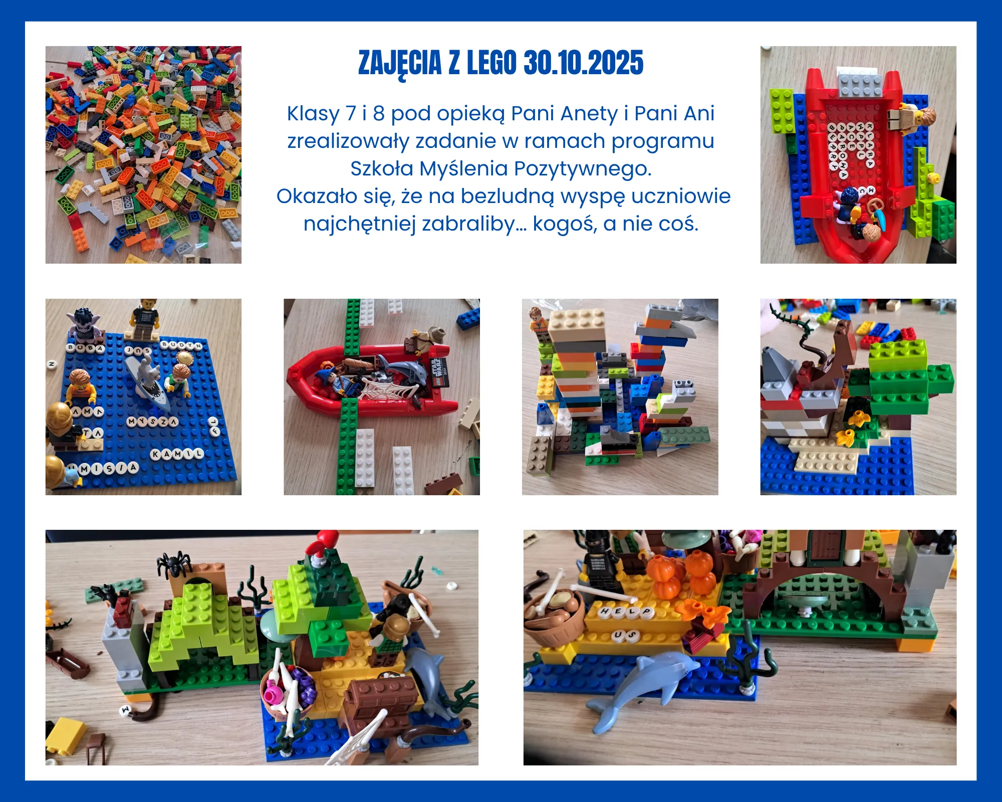 zajęcia z LEGO z Panią Anną Chełminiak